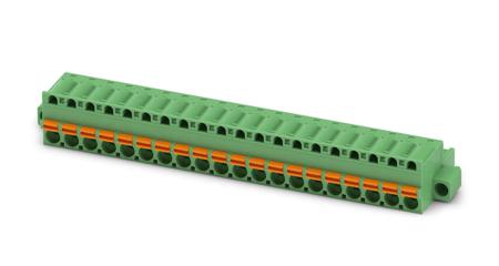 1707913 Phoenix Contact, 5.08mm Pitch, FKC 2.5/20-STF-5.08, 20 Way, Pluggable Terminal Block, Plug, Spring Cage Termination,