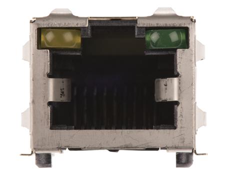 6339191-1 TE Connectivity Cat5 8 Way Right Angle PCB Mount Unshielded RJ45 Modular Jack Female