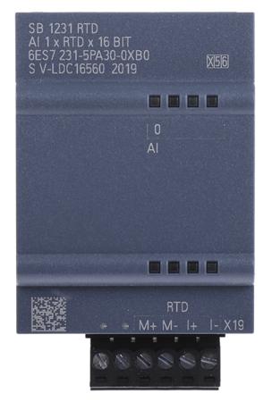 6ES7231-5PA30-0XB0 Siemens SIMATIC S7-1200 PLC I/O Module 1 Inputs, 5 V dc, 62 x 38 x 21 mm