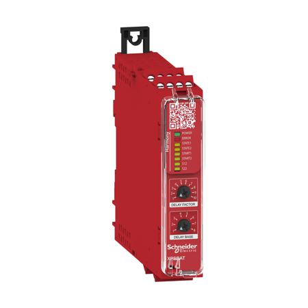 XPSBAT12A1AP Schneider Electric Emergency Stop Monitoring Safety Relay, 24V dc