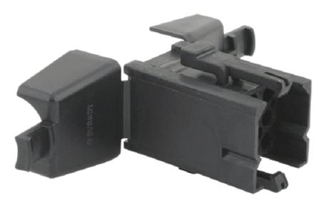 SMS9PDH1 Souriau Sunbank by Eaton, SMS Male Connector Housing, 9 Way, 3 Row