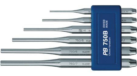 PB 750BL PB SWISS TOOLS 6-Piece Punch, Long Pin Punch