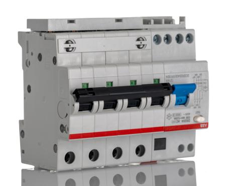 2CSR254001R1324 ABB RCBO, 32A Current Rating, 4P Poles, Type C
