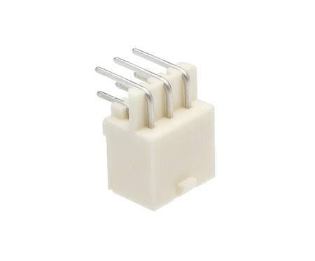 1-770969-1 TE Connectivity Mini-Universal MATE-N-LOK, 4.14mm Pitch, 6 Way, 2 Row, Right Angle PCB Header, Through Hole