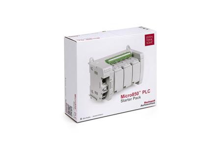 2080-LC50-STARTERPACKRS Allen Bradley Micro 850 Series PLC CPU Starter Kit for Use with Micro 800 Controllers, Digital Output, 14-Input