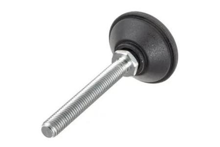 A040/004 Nu-Tech Engineering M8 PA Reinforced Nylon Levelling Adjustable Foot, 450kg Static Load Capacity