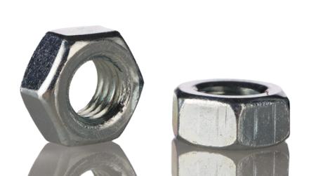 527-628 RS PRO, Bright Zinc Plated Steel Hex Nut, DIN 934, M10
