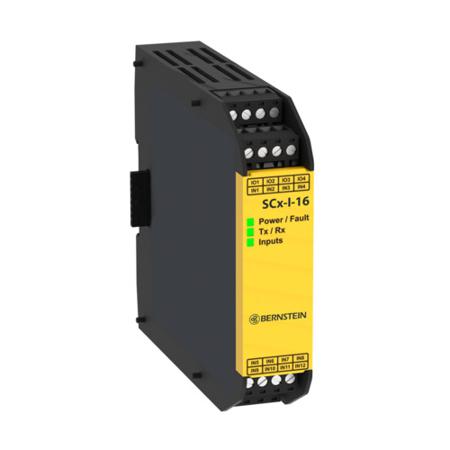 6075772218 Bernstein AG SCx Series Safety Controller, 16 Safety Inputs, 24 V dc