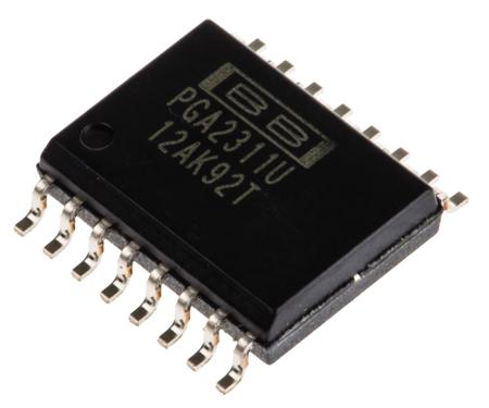 PGA2311U Texas Instruments, 2-ChannelAudio Volume Control, 16-Pin SOIC