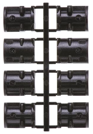 1478763-9 TE Connectivity ADK Series Series Zinc Angled D-sub Connector Backshell, 9 Way, Strain Relief