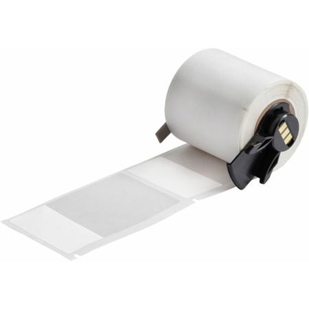 M6-66-427 Brady B-427 Black on White/Transparent Label Printer Tape, 49.23 mm Width, 80mm Label Length, 49.23mm Label Width