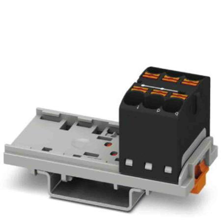 3273540 Phoenix Contact Distribution Block, 6 Way, 0.2 → 6mm², 32A, 800 V, Black
