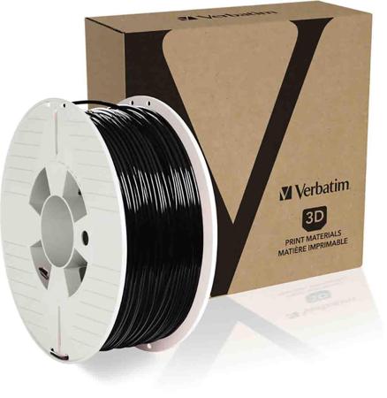 55060 Verbatim 2.85mm Black PET-G 3D Printer Filament, 1kg