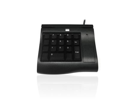 KYB500-K18AUBKB Ceratech  Wired USB Compact Keyboard, Numeric, Black