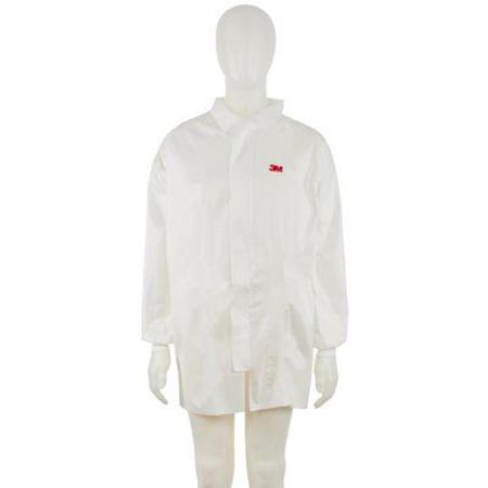 4440ZS 3M White Unisex Visitor Coat, S