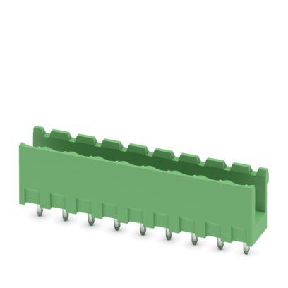 1753576 Phoenix Contact MSTBV Series Straight Wave Soldering Mount PCB Header, 9 Contact(s), 5 mm Pitch, 1 Row, Shrouded