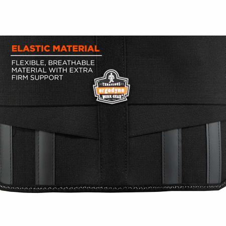11105 Ergodyne Black Back Support Belt, 97 → 107cm