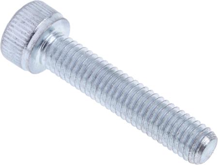491-5259 RS PRO Bright Zinc Plated Steel Hex Socket Cap Screw, DIN 912, M5 x 25mm