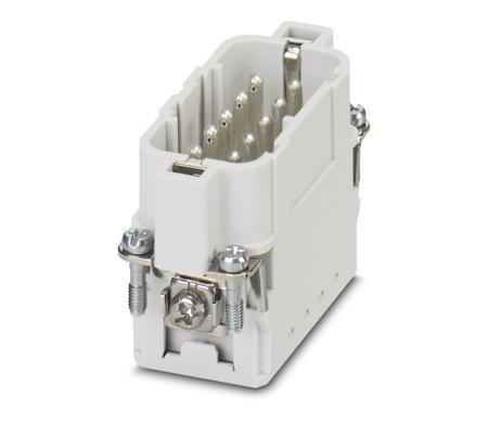 1585359 Phoenix Contact Heavy Duty Power Connector Insert, 16A, Male, HC Series, 10 Contacts
