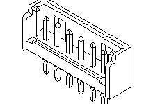 53290-1880 TE Connectivity 53290 Series Vertical Through Hole PCB Header, 18 Contact(s), 2mm Pitch, 1 Row(s), Shrouded