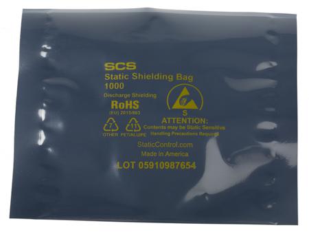 10044 SCS Static Shielding Bag 102mm(W)x 102mm(L)