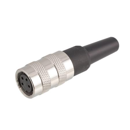 132-107 RS PRO Industrial Circular Connectors, 4 Contacts, Cable, M16 Connector, Plug, Female, IP67