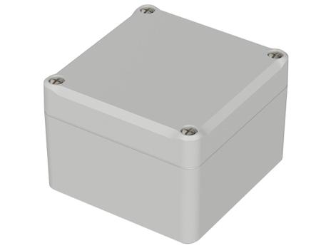 62210000 EM 210 Bopla Euromas II Series Light Grey Polycarbonate Enclosure, IP65, Light Grey Lid, 82 x 80 x 57mm