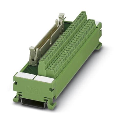2962609 Phoenix Contact 40-Contact Male Interface Module, Flat Ribbon Cable Connector, DIN Rail Mount, 1A