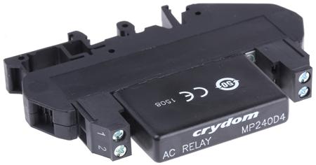 DRA1-MP240D4 Sensata Crydom DRA1-MP Series Solid State Interface Relay, 32 V Control, 4 A rms Load, DIN Rail Mount