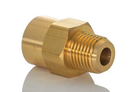 221250628 Norgren Pneumatic Straight Threaded-to-Tube Adapter, R 1/4 Male, 3/8in