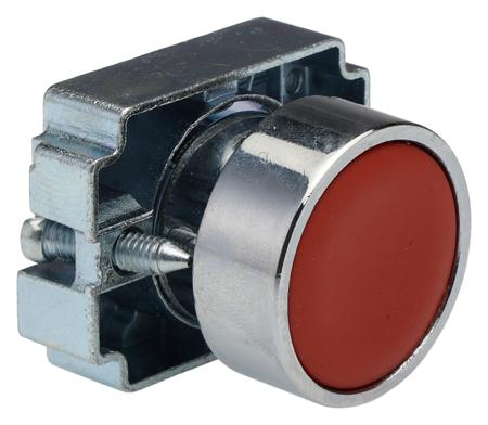 205-2354 RS PRO Flush Red Push Button Head - Momentary, 22mm Cutout, Round