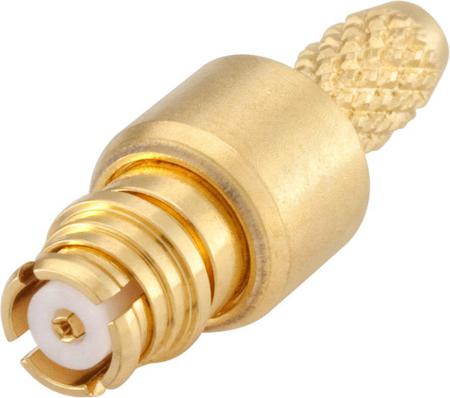 19K101-103L5 Rosenberger SMP Series, Plug Cable Mount SMP Connector, 50Ω, Crimp Termination, Straight Body