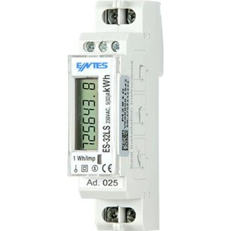 ES-32LS ENTES 1 Phase LCD Energy Meter, Type Energy Meter