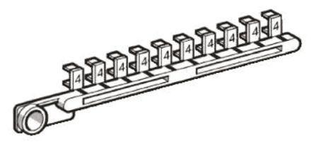 AB1R2 Schneider Electric Clip-In Marker Strip for D-Line IEC Industrial Control Relay, K-Line IEC Industrial Control Relay