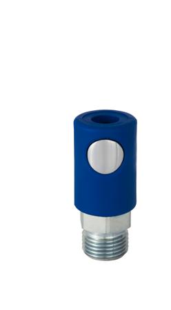 325-562 RS PRO Plastic, Steel Male Pneumatic Quick Connect Coupling, NPT 1/4 Male Threaded