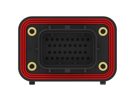 2384723-2 TE Connectivity, SUPERSEAL Cable connector Plug Black Board Mount 34 Way, Through Hole Termination