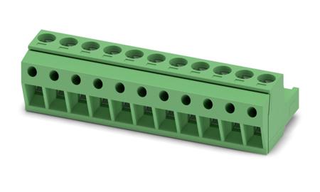 1765865 Phoenix Contact, 5mm Pitch, MSTBP 2.5/11-ST, 11 Way, Pluggable Terminal Block, Plug, Screw Termination,