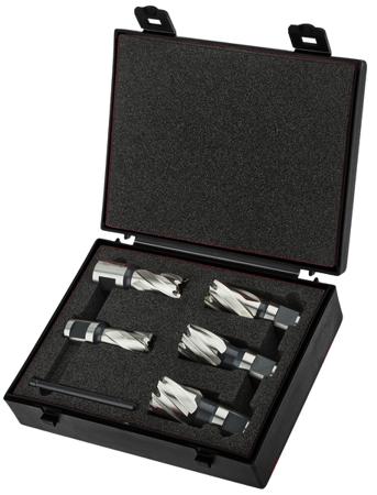 506-7430 RS Pro Magnetic Drilling Hole Cutter Set, M42 Cobalt Steel 14 → 22mm 5 piece