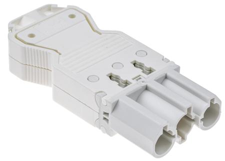 92.932.3053.0 Wieland GST18i3 Series Mini Connector, 3-Pole, Male, Cable Mount, 20A, IP40