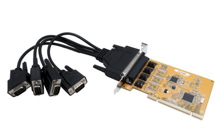 EX-41084 Exsys 4 Port PCI RS232 Serial Card