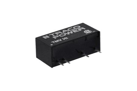TMV-1212SHI TRACOPOWER Through Hole 1W Isolated DC-DC Converter, Vin 10.8 → 13.2 V dc, I/O isolation 5200V dc, Vout 12V dc