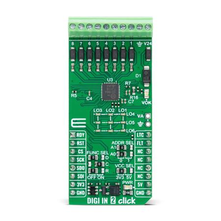MIKROE-6049 MikroElektronika  DIGI In 2 Click Development Board Signal Conversion Development Kit