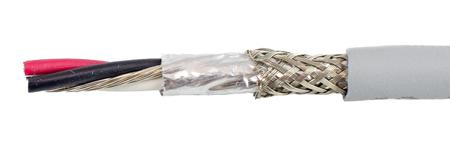 78126 SL001 Alpha Wire Ecogen Ecocable Mini Control Cable, 6 Cores, 0.24 mm² 24 AWG, Screened, 305 m, Grey Modified Polyphenylene