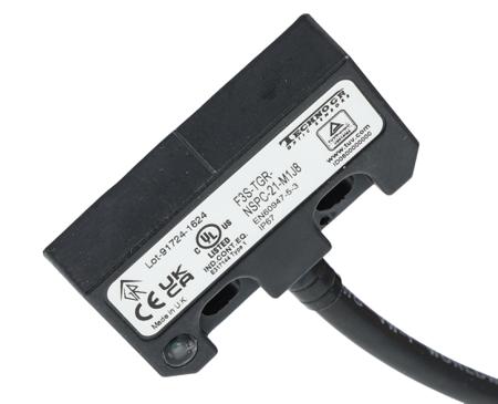 F3S-TGR-NSPC-21-M1J8 Omron - F3S-TGR-N Non-Contact Door Switch F3S-TGR-N Magnetic Safety Non Contact Switch, 24 V, 2NC+1NO, Plastic, M12