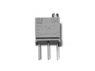 64YR20KLF 20kΩ, Through Hole Trimmer Potentiometer 0.25 W @ 85 °C Top Adjust TT ElectronicsBI, 64