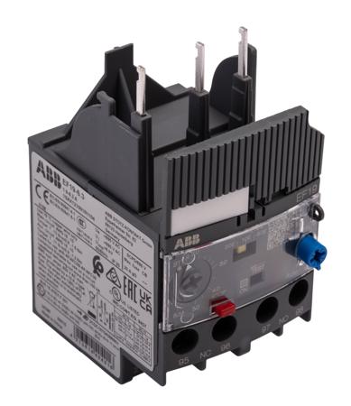 1SAX121001R1104--EF19-6-3 ABB Overload Relay - 1NO + 1NC, 1.9 → 6.3 A F.L.C, 6.3 A Contact Rating, 83 W, 3P