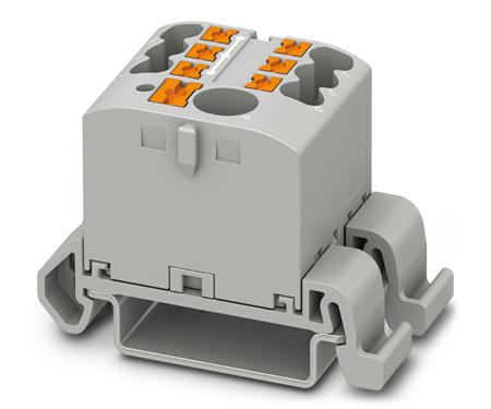 3273198 Phoenix Contact Distribution Block, 2.5mm², 24A, 690 V, Grey