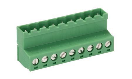 1786242 Phoenix Contact, 5.08mm Pitch, 5/ 9-ST-5, 08, IC 2, 9 Way, , Pluggable Terminal Block, Inverted Plug, Cable Mount,
