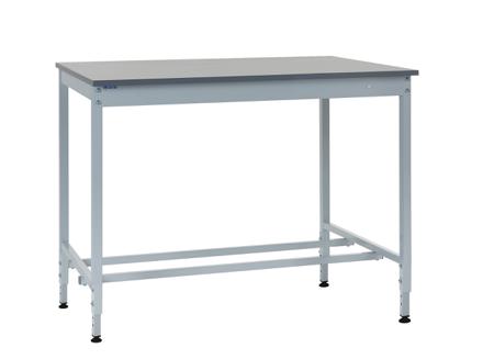 440-908 RS PRO Steel Workbench, 250kg Max Load, Adjustable Height, 840mm x 1200mm x 900mm