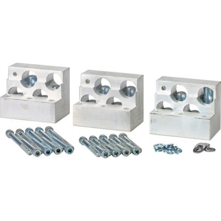127667 EML30 Eaton S811 Series Terminal Block, 4-Way, 120-240 mm² Wire, Screw Termination